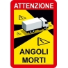 Adesivi per Punti Ciechi dei Camion - Attention Angles Morts / Angolo Morto / Angolo Cieco