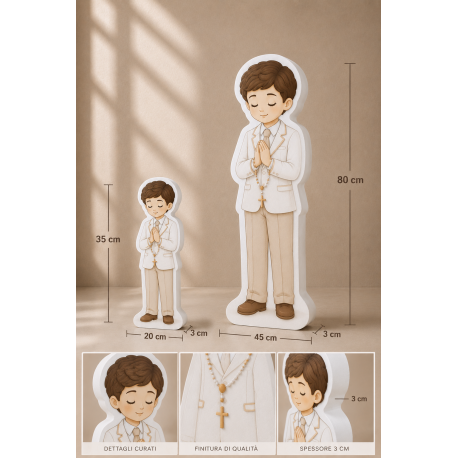 BAMBINO BRUNO PER COMUNIONE