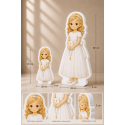 BAMBINA BIONDA PER COMUNIONE