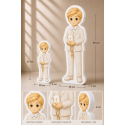 BAMBINO BIONDO PER COMUNIONE