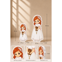 BAMBINA ROSSA PER COMUNIONE
