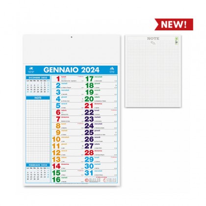 Calendari Olandesi - Multicolor notes