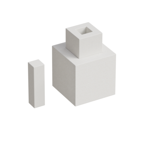 Base/Alzata in polistirolo rotonda ( Altezza 5cm )